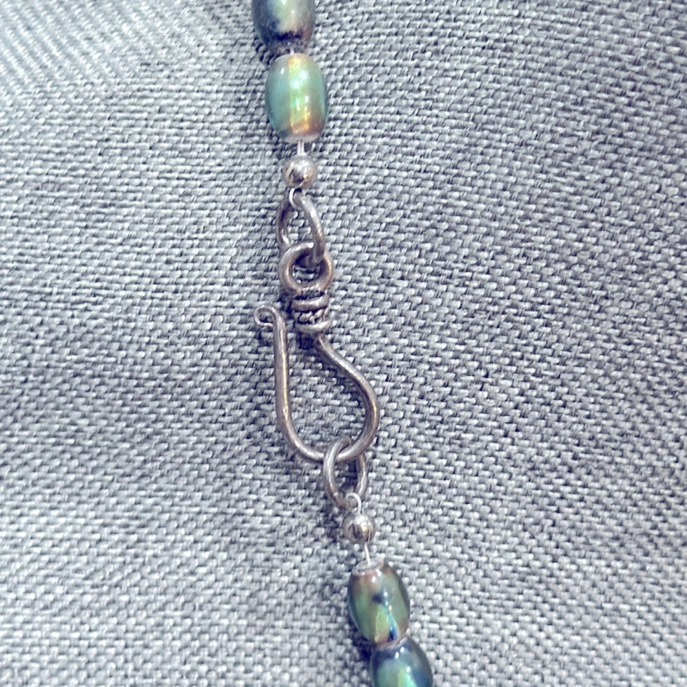 Vintage Pearl & Glass Beaded Necklace - Picture 4 of 4